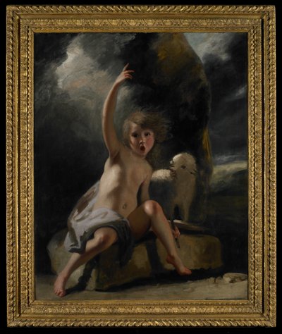 El Niño Bautista en el Desierto de Joshua Reynolds